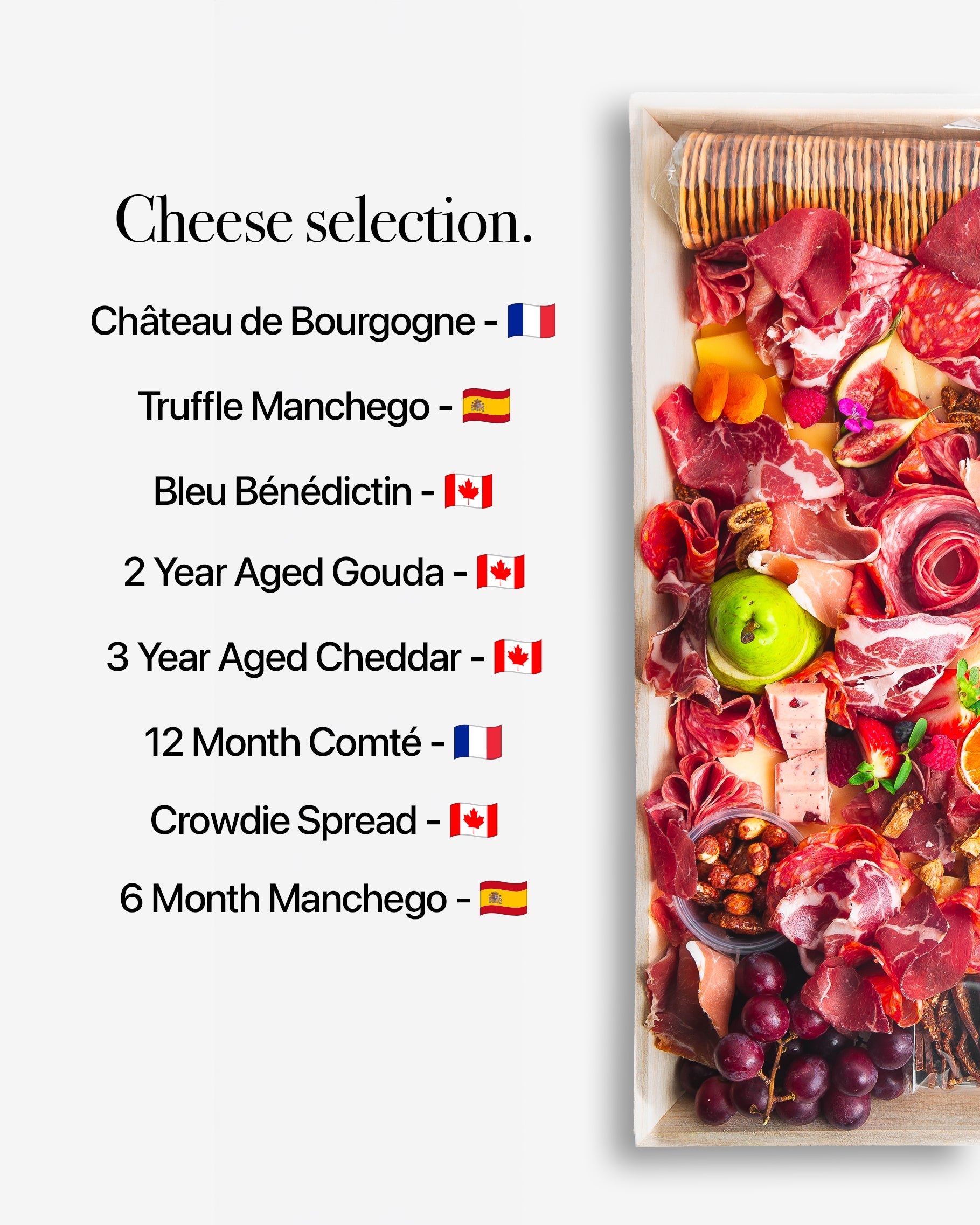 Deluxe Charcuterie Board (Serves 15-20)