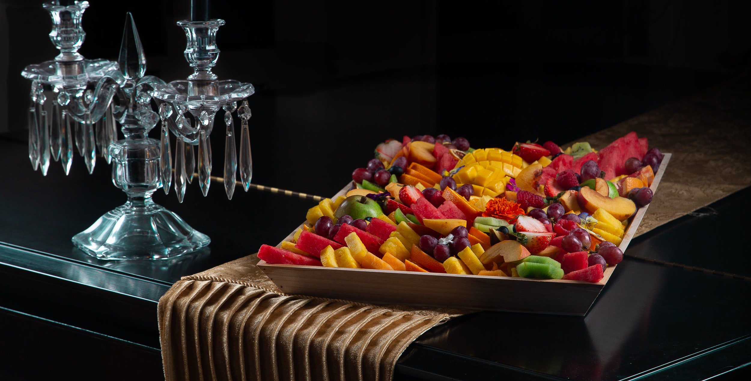 Artisanal Exotic Fruit Platter for Luxury Event Catering in Toronto.
