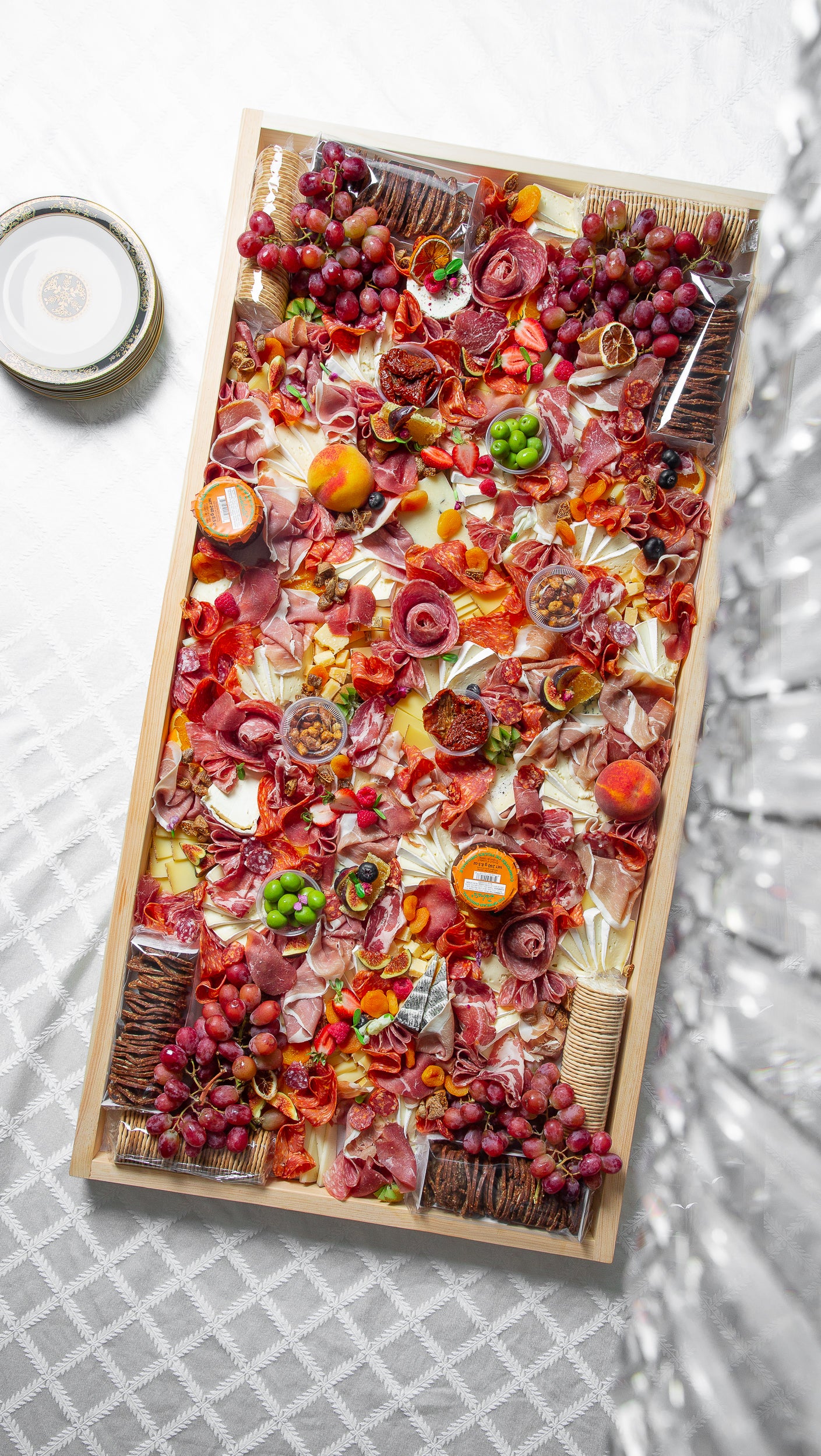 Best large charcuterie board for 60 guests with cheese Toronto Ontario