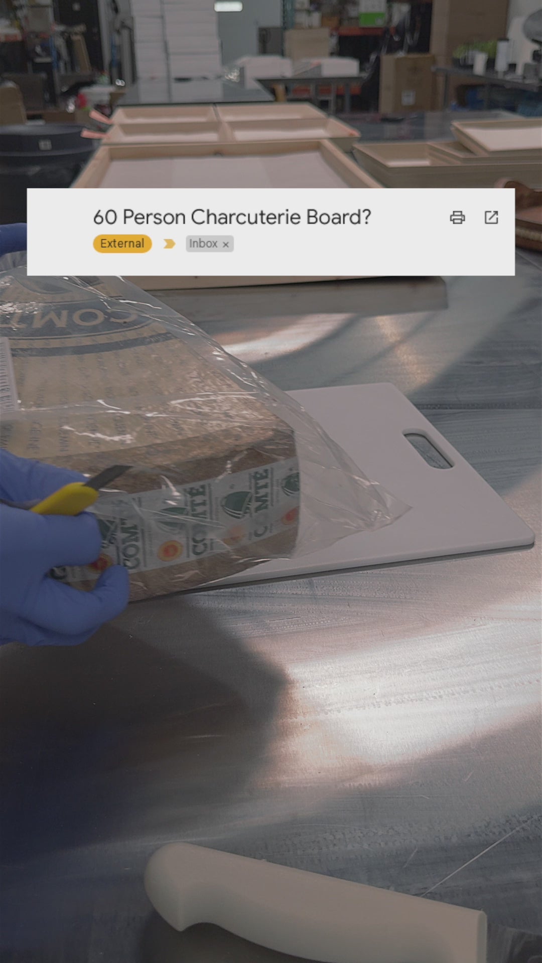 Making of Luxe Grande Charcuterie Board in Toronto by The Graze Anatomy