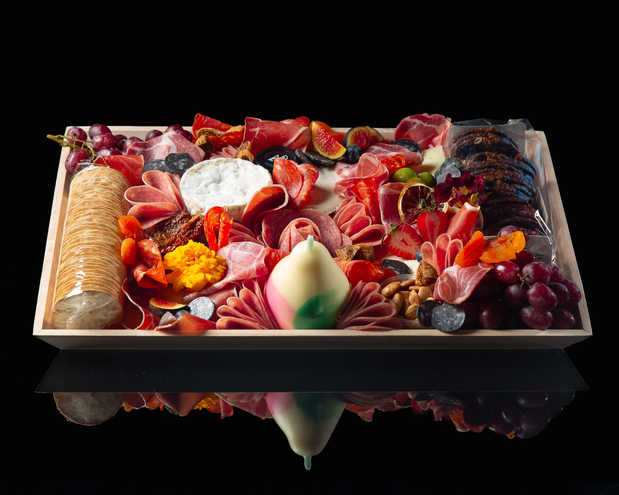 Small Holiday Charcuterie Board (Serves 10 - 15)