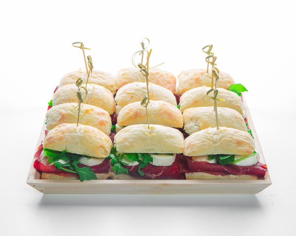 Beef Bresaola Sandwich Platter - 12 Sandwiches