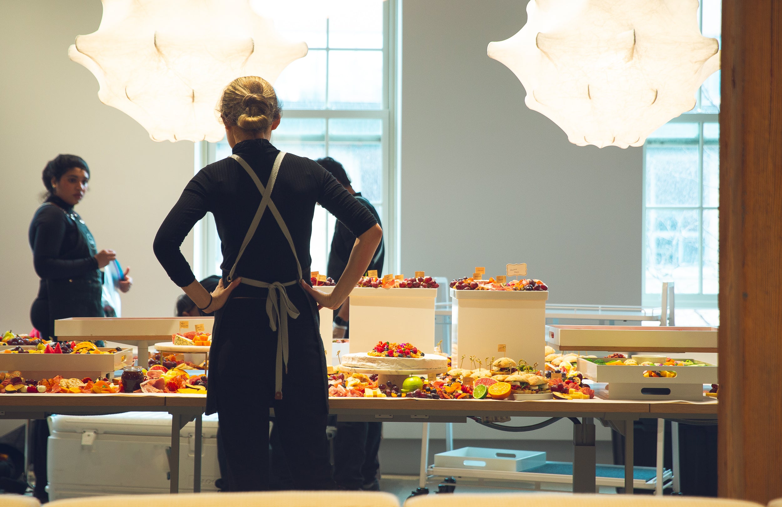 Charcuterie on table in Toronto near Liberty Village
