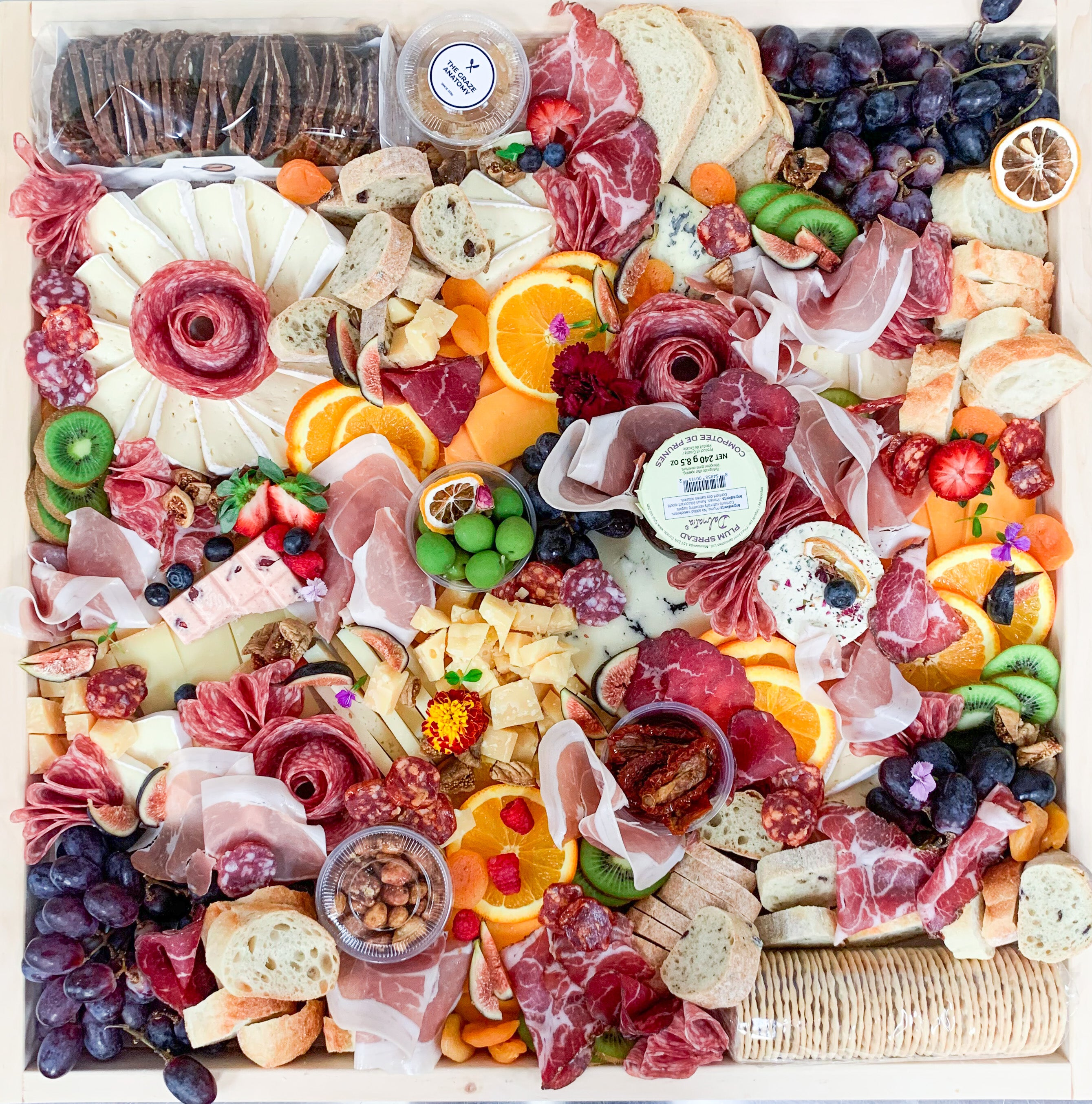 New large cheese and charcuterie board for 30 guests by The Graze Anatomy 