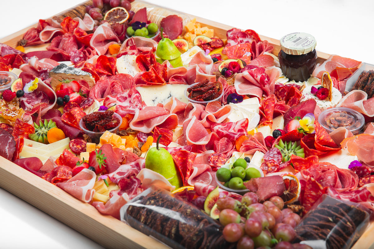 top places to get charcuterie boards delivered to your... The Grande Ultimate Charcuterie Board (Serves 40-50)