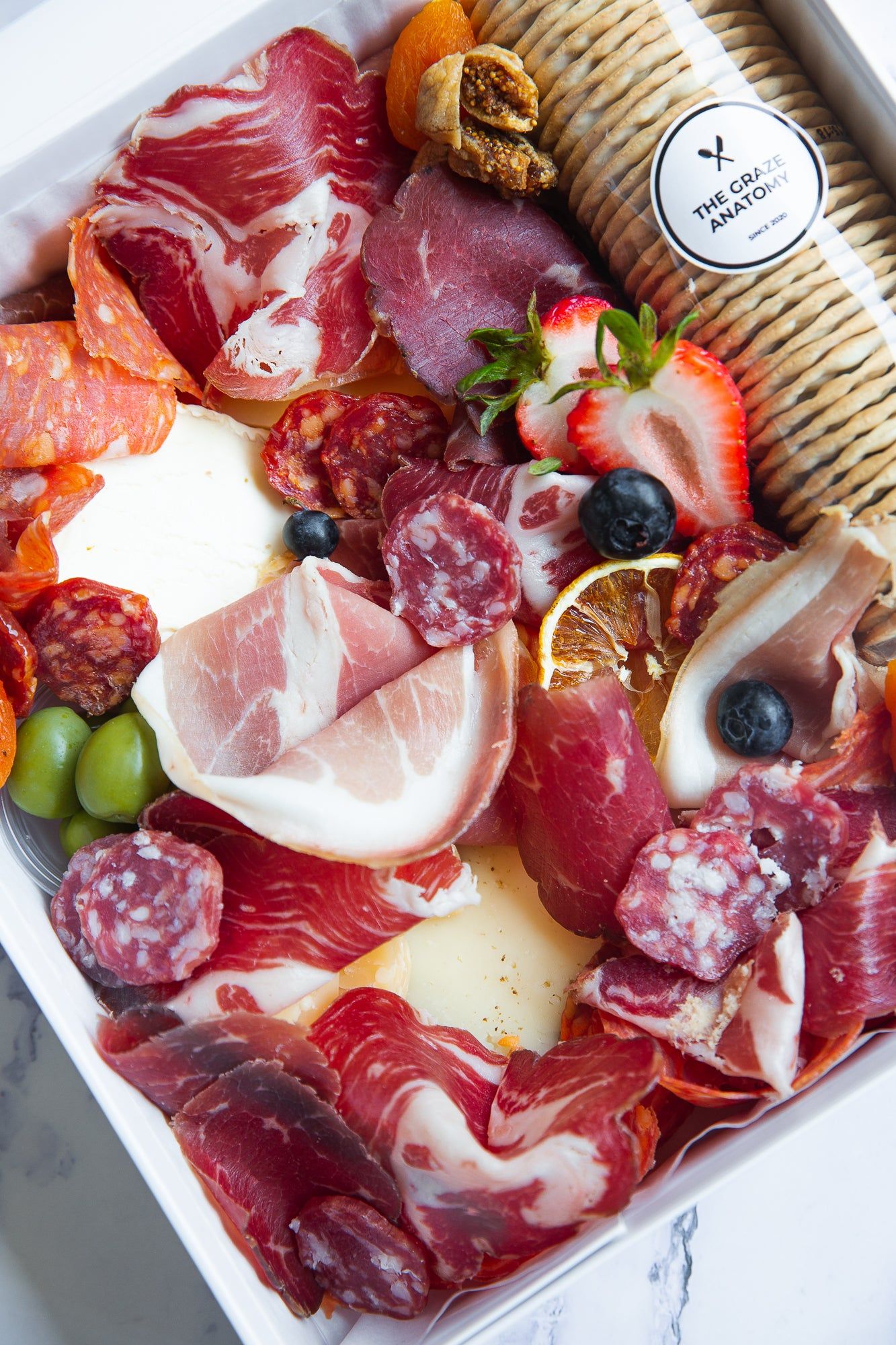 Best meat sampler charcuterie box by The Graze Anatomy for delivery in Toronto Ontario
