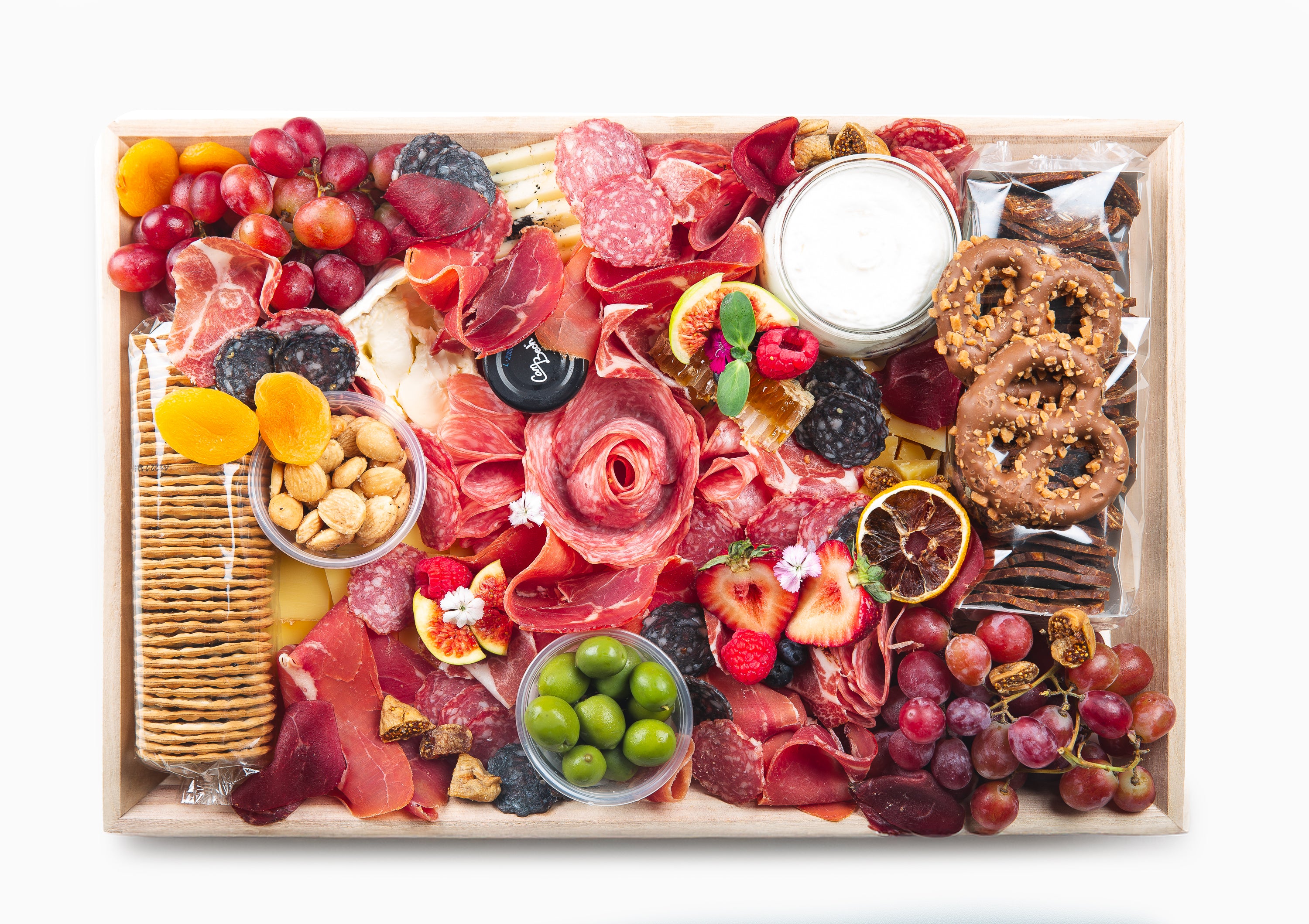 Small Holiday Charcuterie Board (Serves 10 - 15)